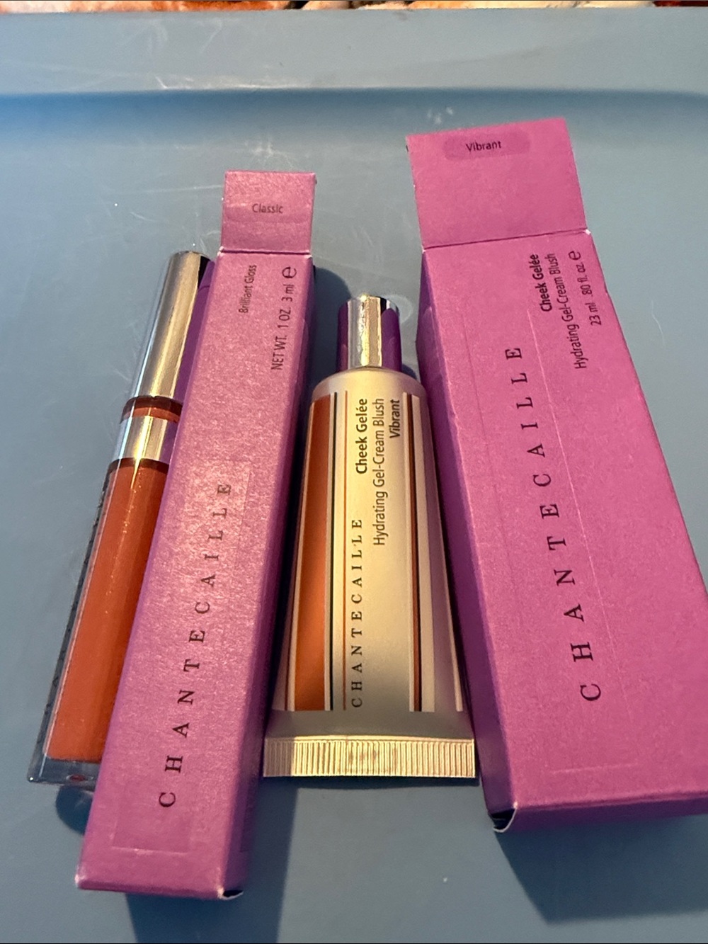 Chantecaille Cheek Gelée Hydrating Gel-Cream Blush & Brilliant Gloss